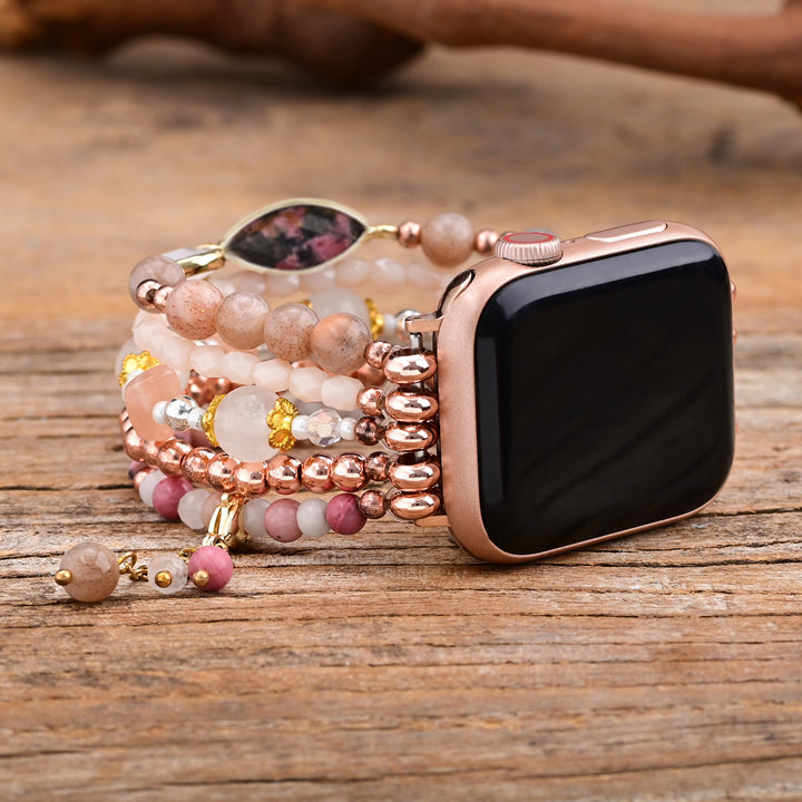 Bracciale Apple Watch Olivenorma Pink Opal