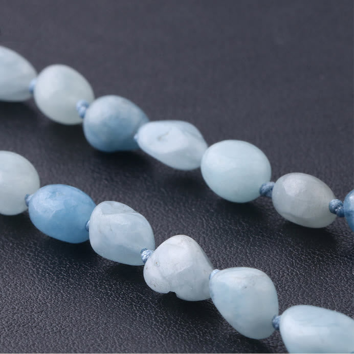 Olivenorma Collana lunga con pendente a colonna di cristallo irregolare 