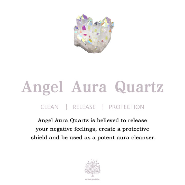Bacchette di cristallo di quarzo Olivenorma Angel Aura Gemstone Decoration