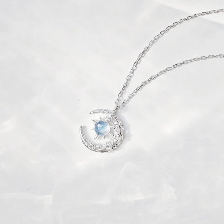 Collana Olivenorma Celestial Dainty Moon con pietra di luna