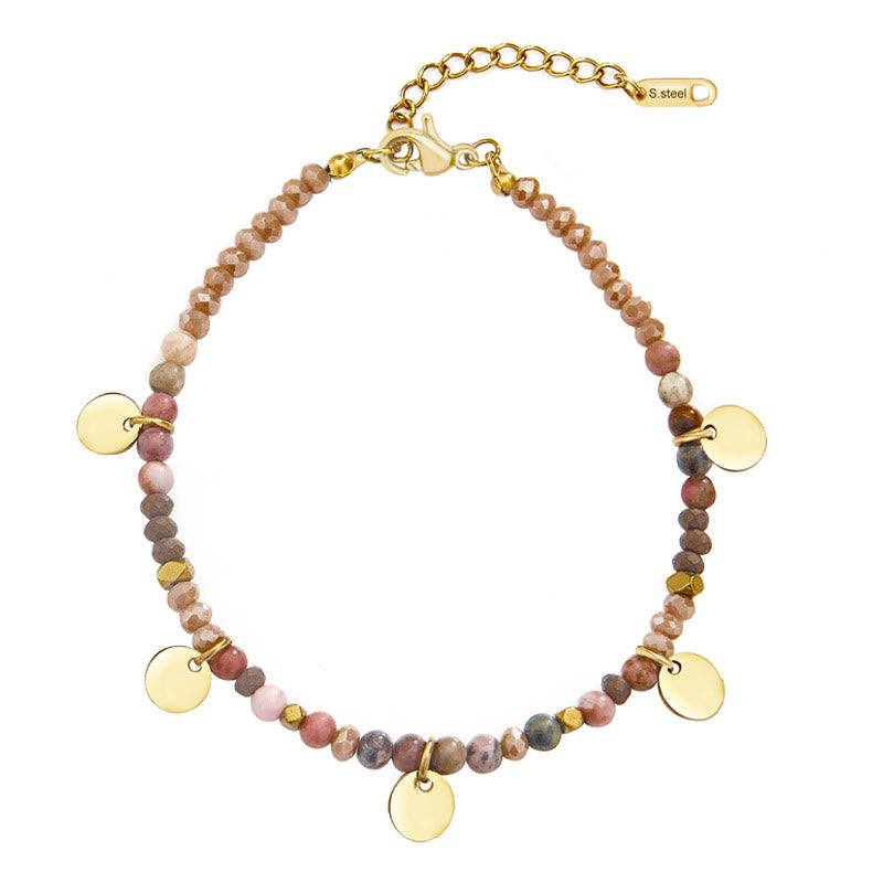 Olivenorma Set di bracciali impilabili con stelle turchesi naturali