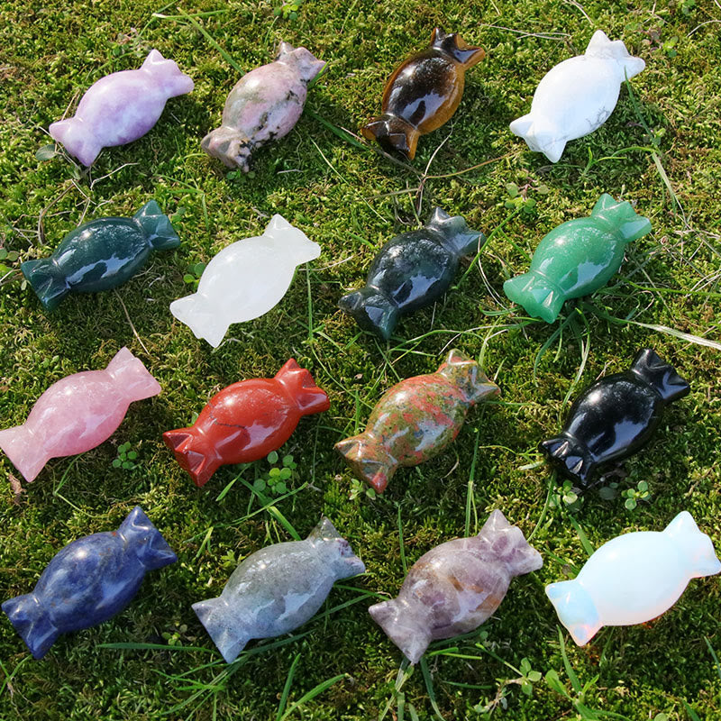 Ornamenti di cristallo natalizio Olivenorma caramelle, decorazioni in pietra preziosa 