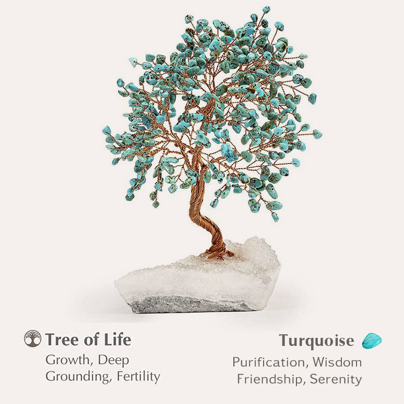 Olivenorma Il Maestro Guaritore - Albero Feng Shui Turchese
