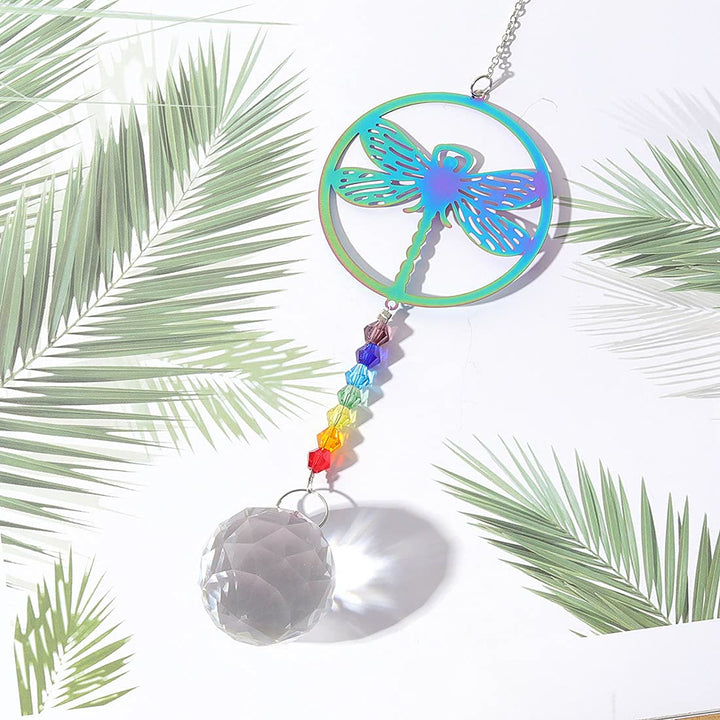 Olivenorma Clear Crystal Chakra Beads Hanging Wind Chime Suncatcher - image 31