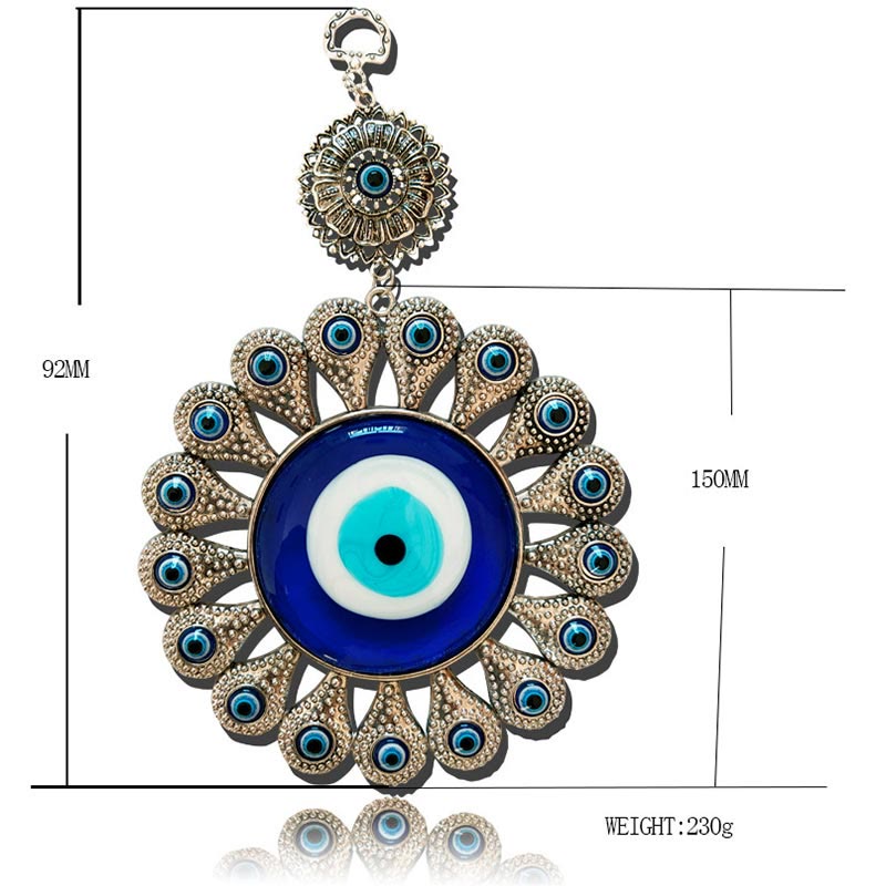 Ciondolo da appendere a parete con occhio diabolico blu Olivenorma Decorazione da parete