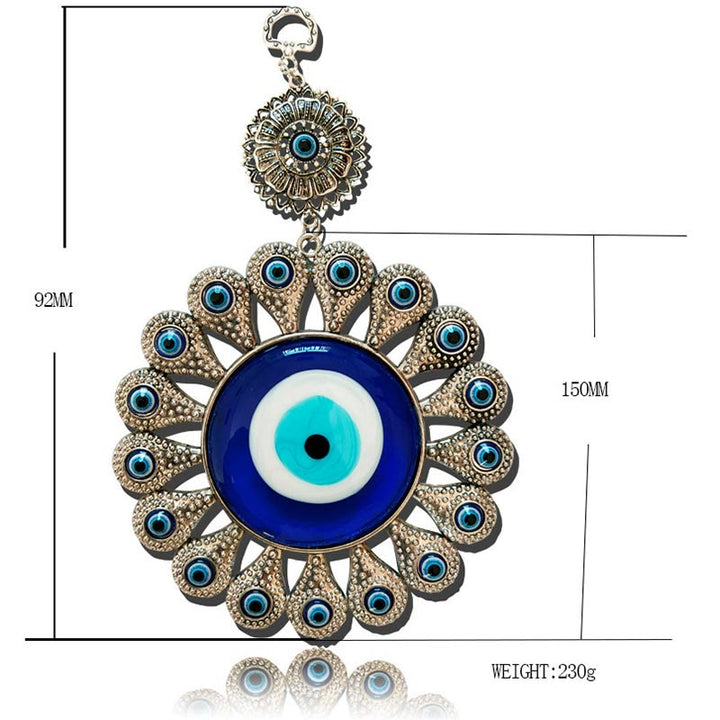 Ciondolo da appendere a parete con occhio diabolico blu Olivenorma Decorazione da parete