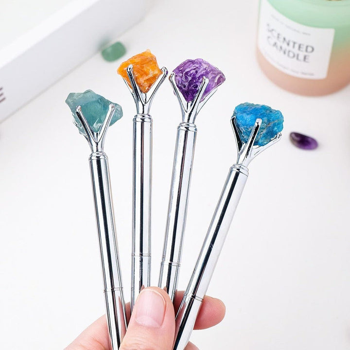 Penna per manifestazione di pietra grezza Olivenorma Decorazione con pietre preziose