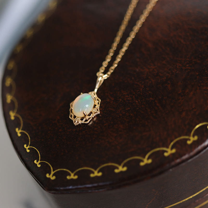 Collana regolabile in pizzo di rame stile vintage Olivenorma