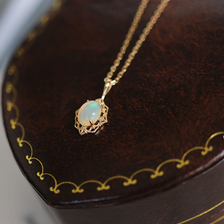 Collana regolabile in pizzo di rame stile vintage Olivenorma