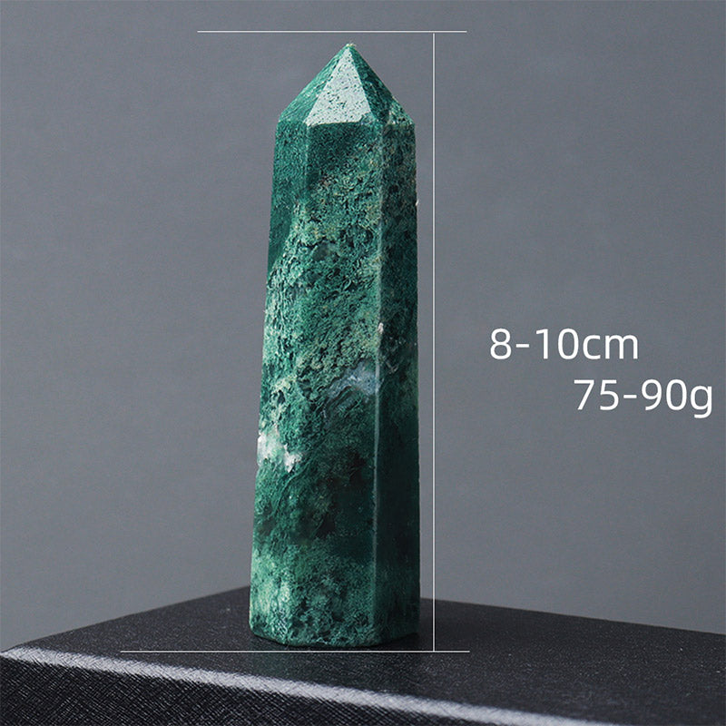 Olivenorma Malachite Bacchette di Cristallo Naturale Torre