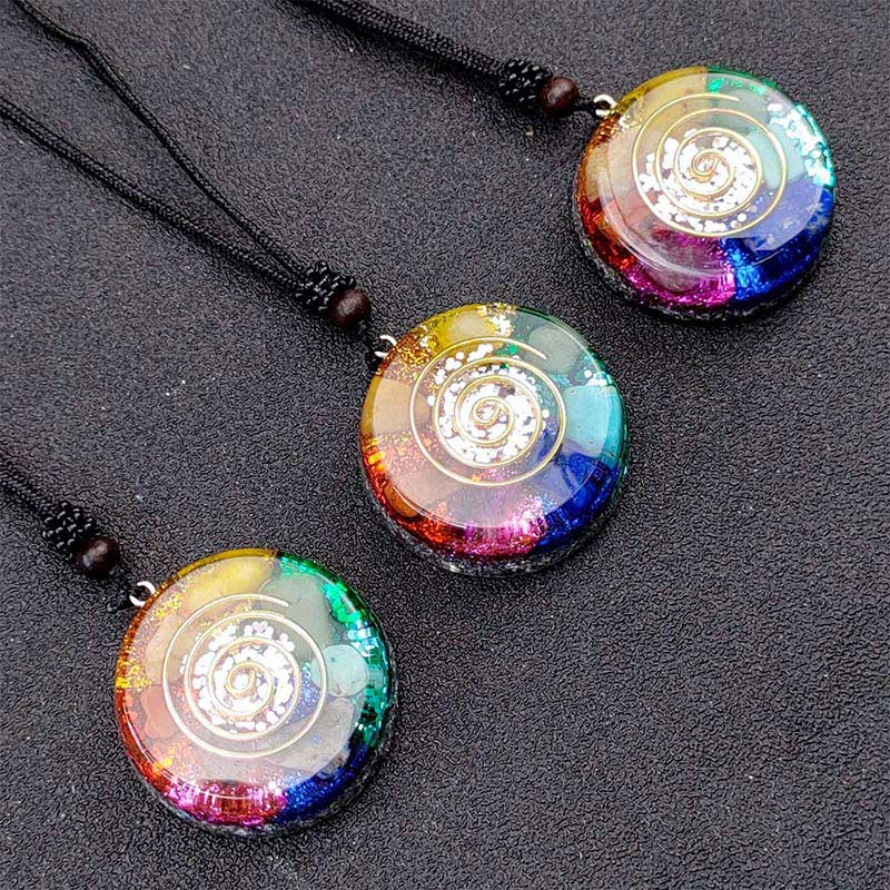 Collana di orgone chakra Olivenorma