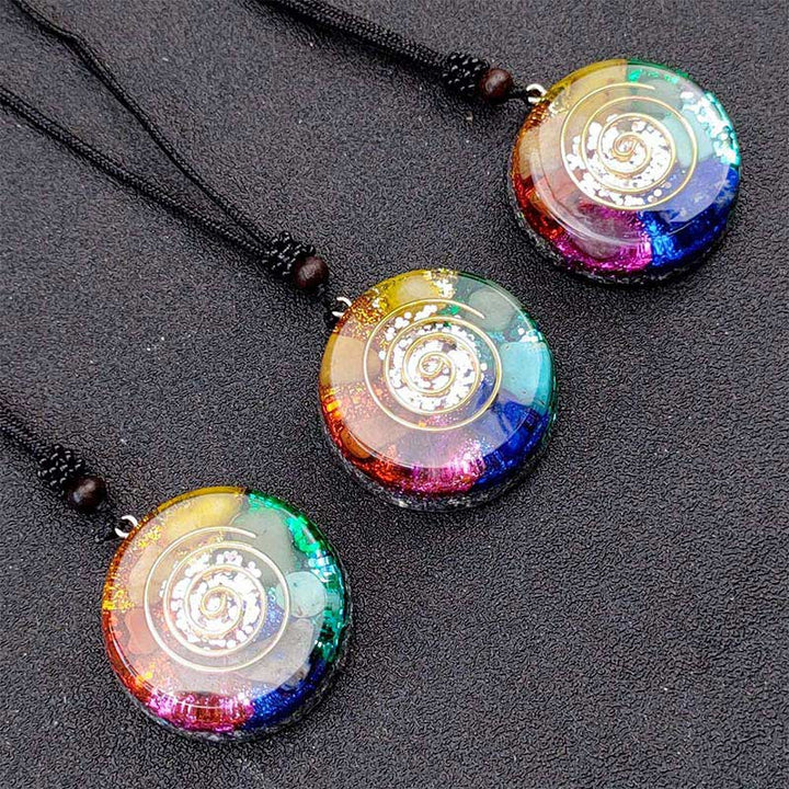 Collana di orgone chakra Olivenorma