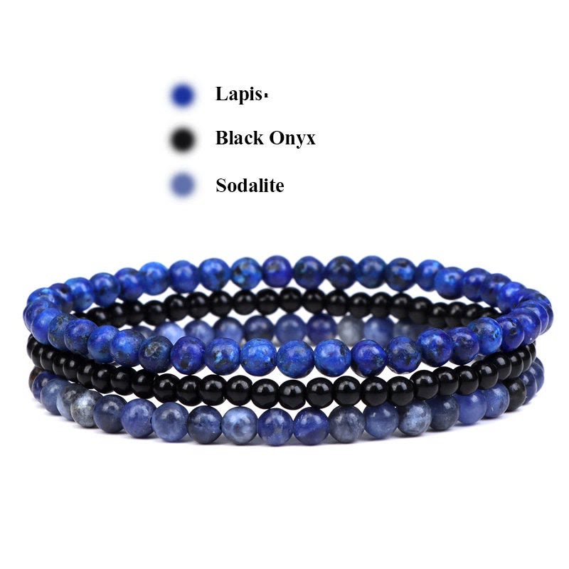 Olivenorma Protezione dalle Energie Negative Bracciale Lapislazzuli