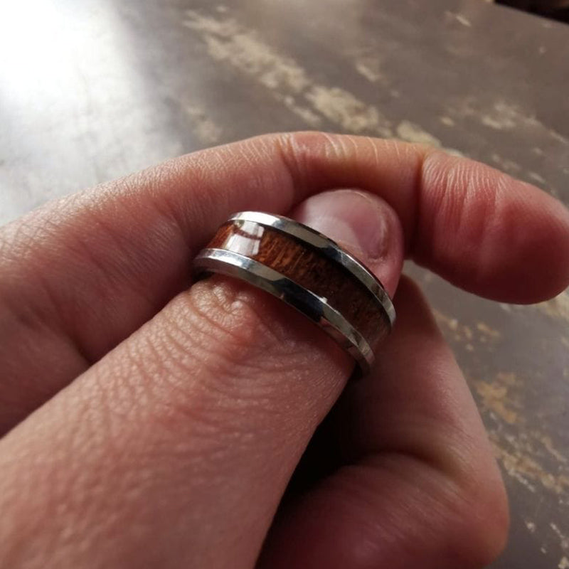 Anello Yggdrasil - acciaio inossidabile