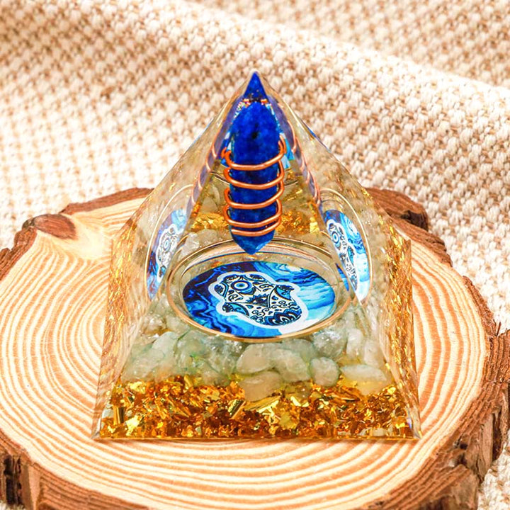 Olivenorma Lapislazzuli Pilastro Hamsa Energia Orgone Piramide 