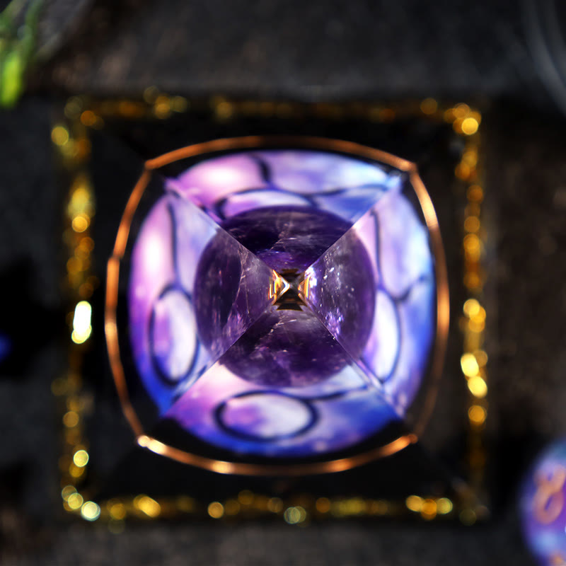 Olivenorma Ametista Palla Ossidiana Ghiaia Zodiaco Toro Orgone Piramide