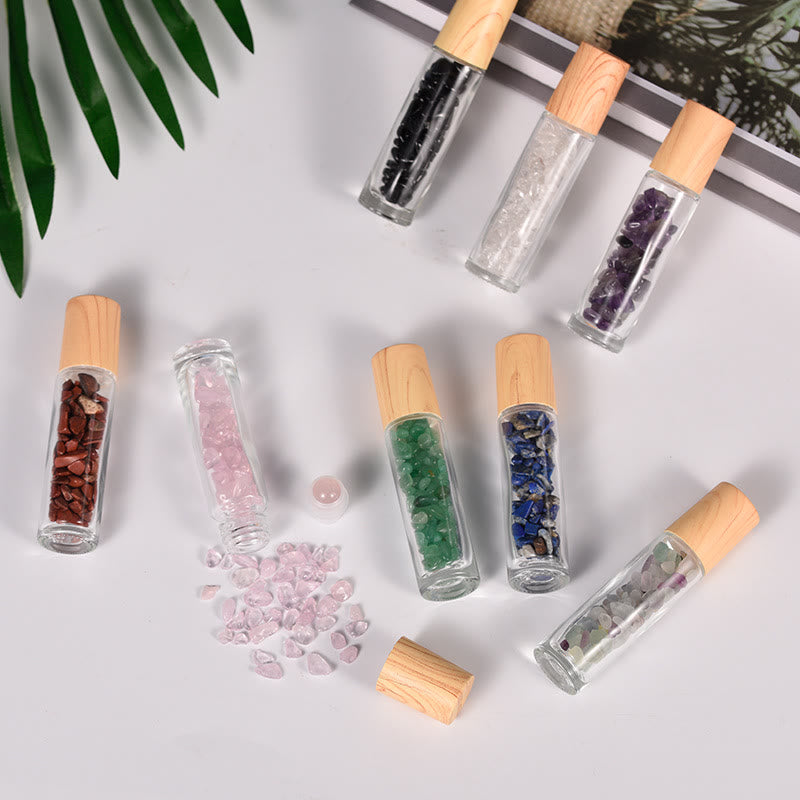 Olivenorma Crystal Roll-On Bottiglia di olio essenziale Decorazione con pietre preziose