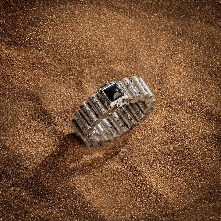 Anello Mantra Occhio di Tigre Olivenorma