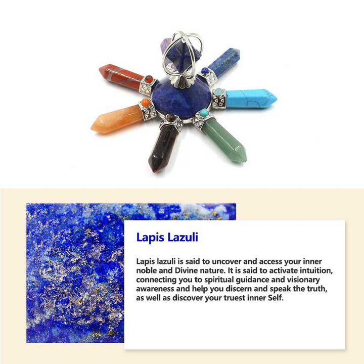 Decorazione chakra in cristallo naturale Olivenorma 