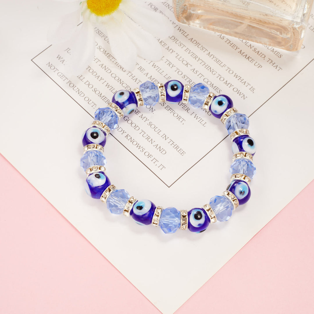 Olivenorma Evil Eye Hamsa Ciondolo Bracciale Zircone Epossidico