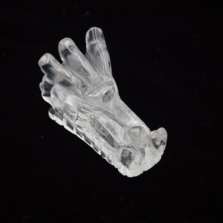 Olivenorma Crystal Dragon Head Gem Crafts Decorazione con pietre preziose