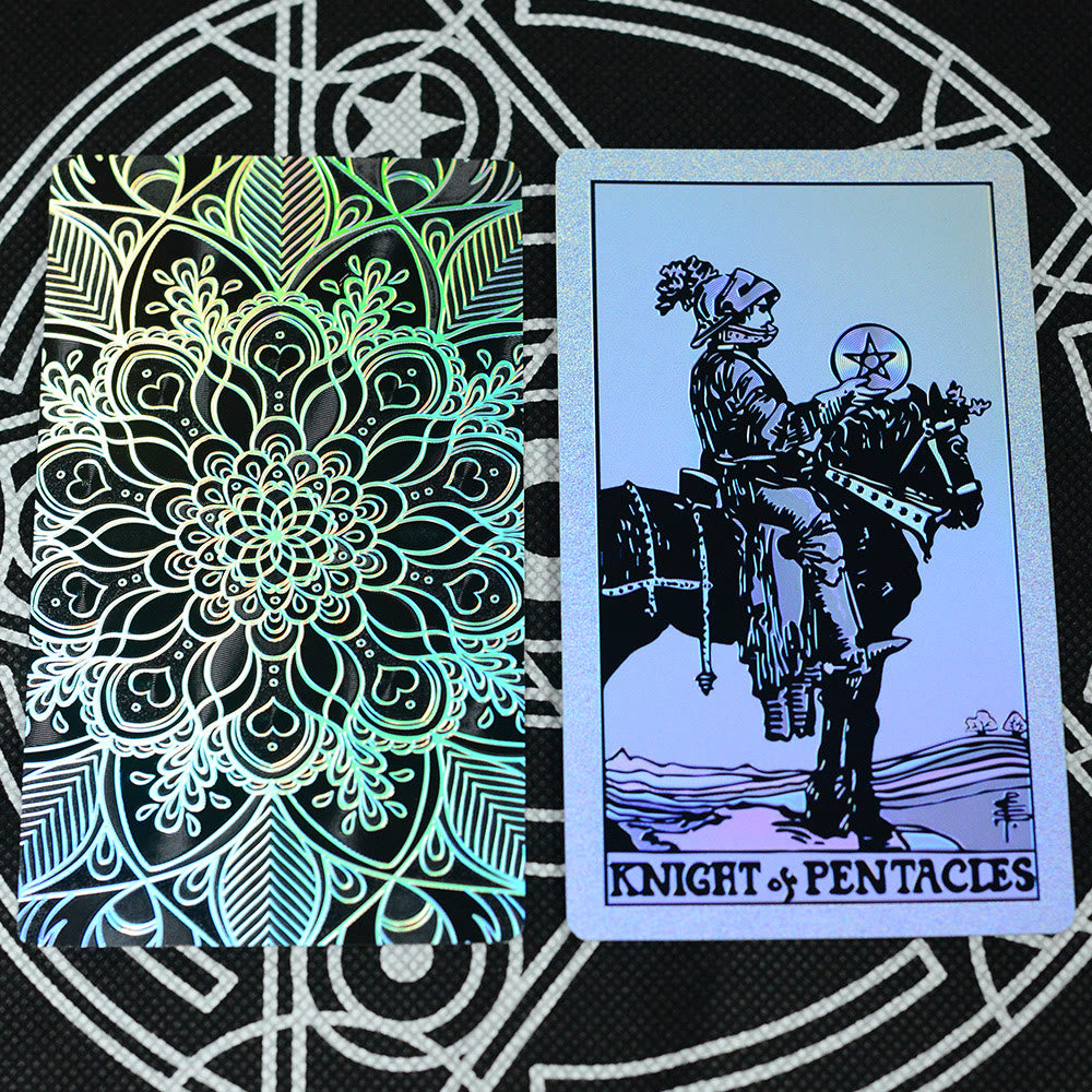 Olivenorma Bronzing Gold Foil Laser Bright Tarot Deck Carte