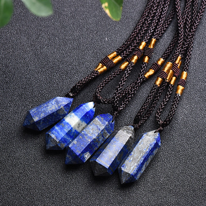 Collana curativa in cristallo naturale di ametista Olivenorma
