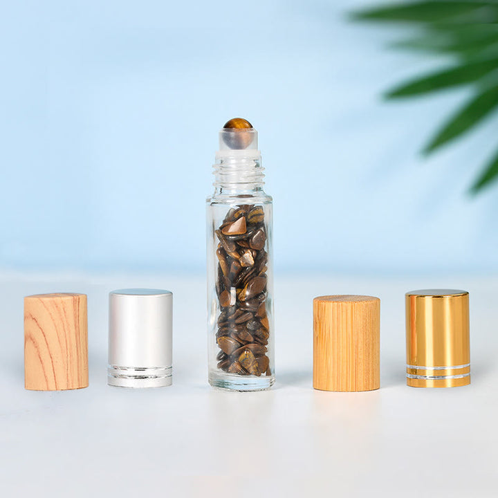 Olivenorma Crystal Roll-On Bottiglia di olio essenziale Decorazione con pietre preziose