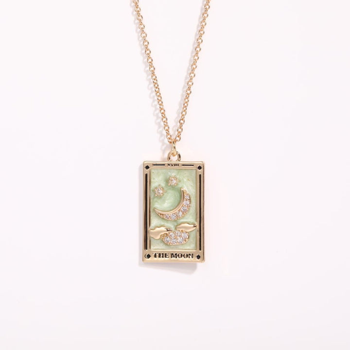 Collana Olivenorma Zircone Oro Placcato Tarocchi Olio Goccia