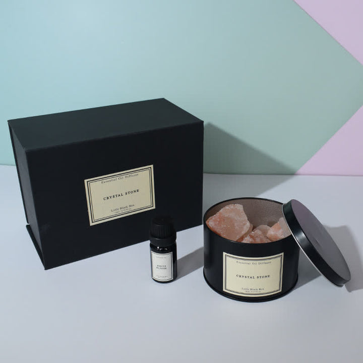 Olivenorma Ebony Rose - Diffusore di oli essenziali Cristallo Aromaterapia