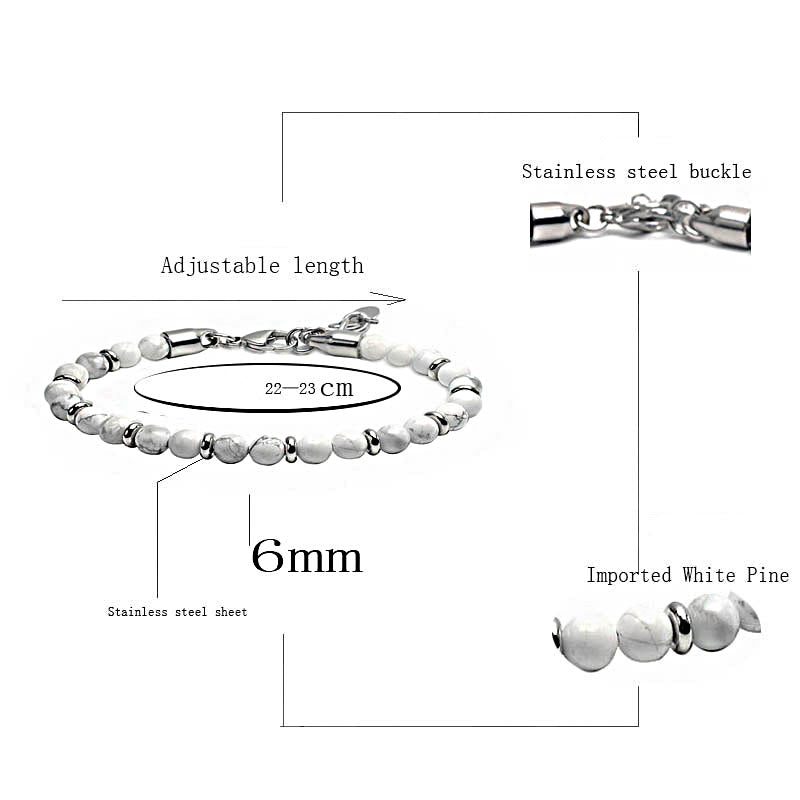 Bracciale Olivenorma in perline di agata invecchiata