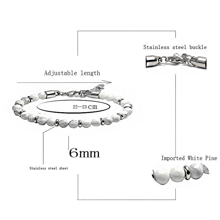 Bracciale Olivenorma in perline di agata invecchiata