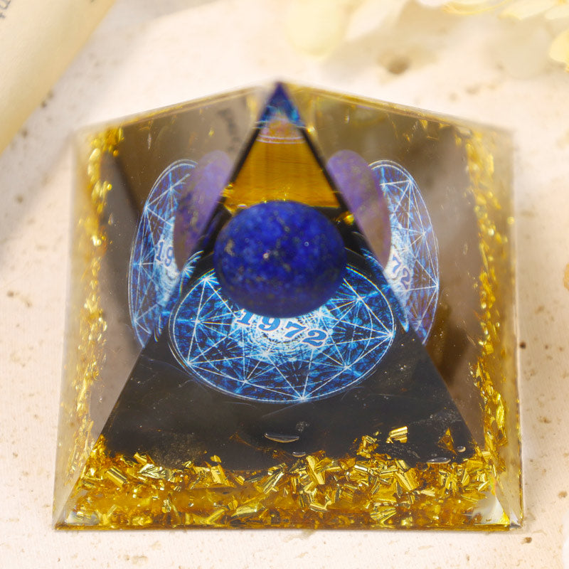 Olivenorma Lapislazzuli Sfera Lettera 1972 Piramide Orgonica 