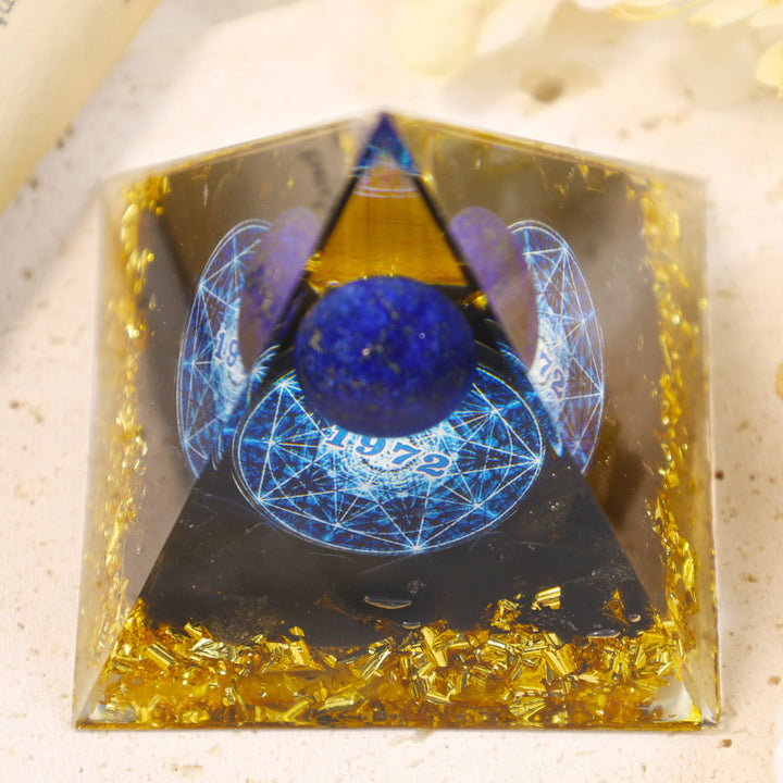 Olivenorma Lapislazzuli Sfera Lettera 1972 Piramide Orgonica 