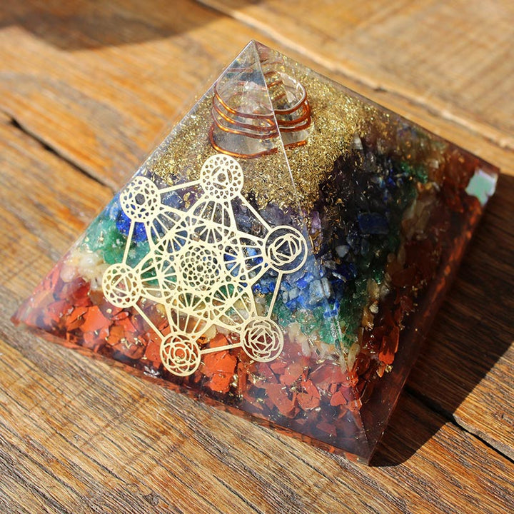 Olivenorma Chakra Cubo di Metatron Piramide Orgonica