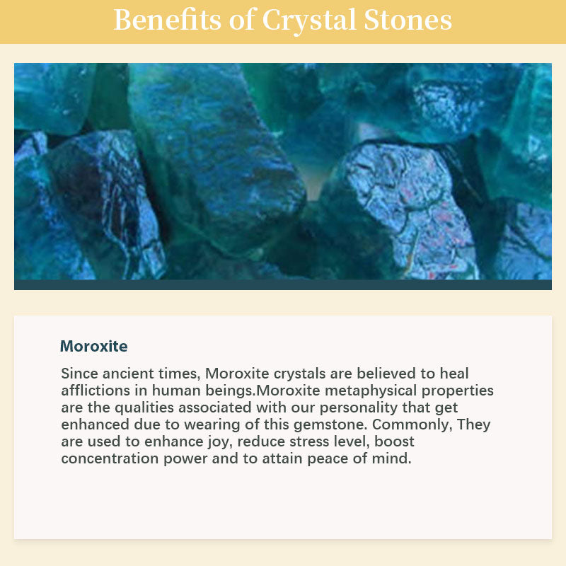 Bracciale di pietra preziosa di purificazione in pietra naturale Moroxite 