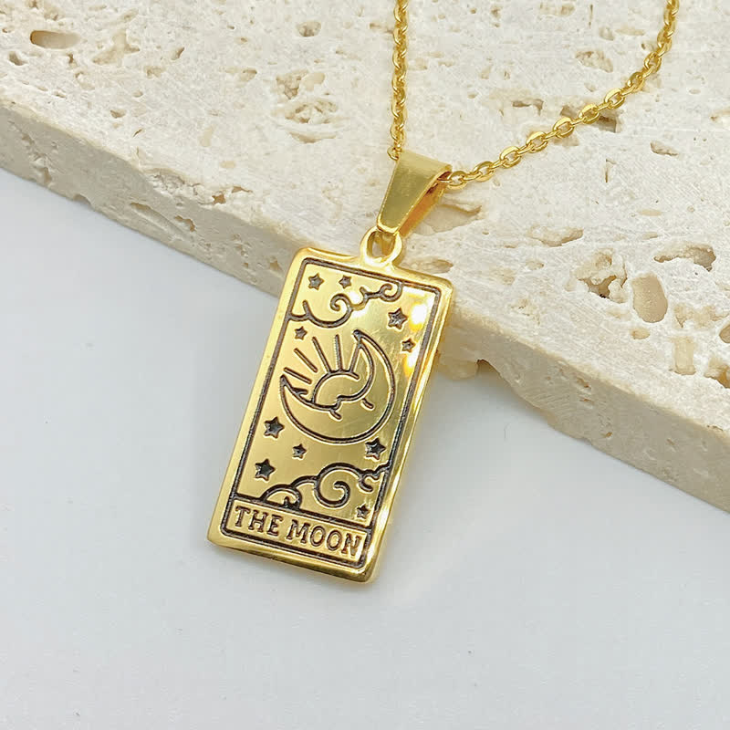 Collana vintage con tarocchi e fortuna Olivenorma