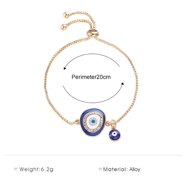 Braccialetto Olivenorma Evil Eye Turchese Lapislazzuli