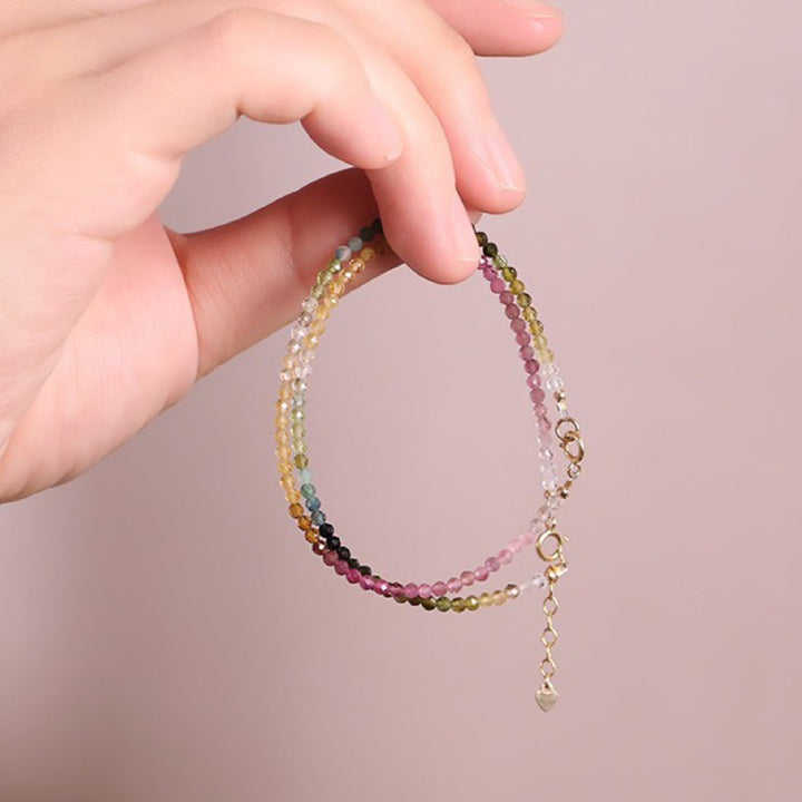 Olivenorma Rainbow After Rain - Bracciale con pietra preziosa Citrino e Fluorite