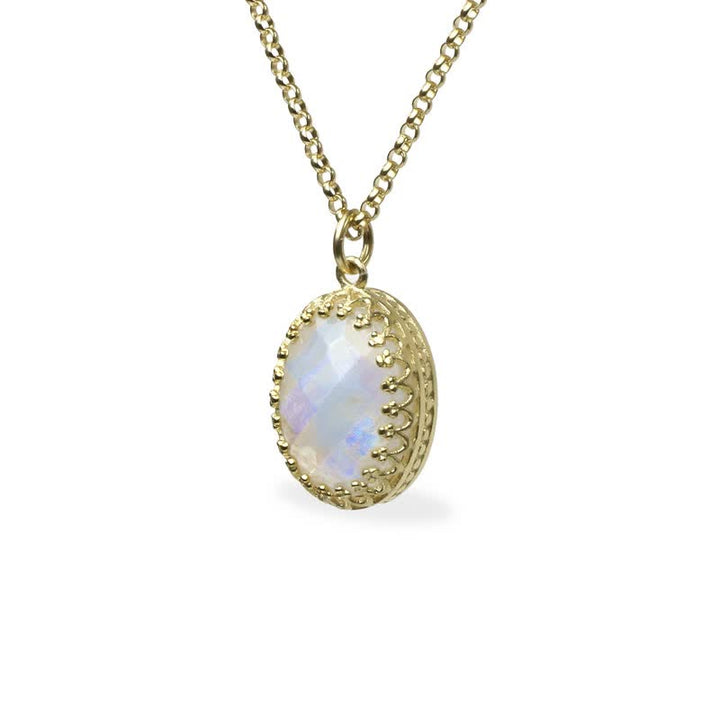 Collana delicata in opale naturale Olivenorma 