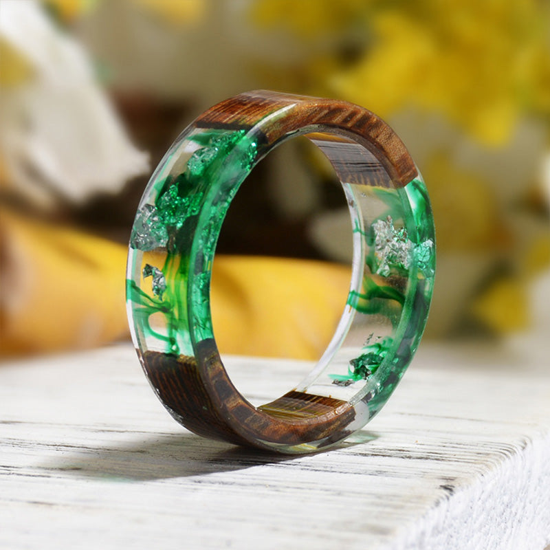 Olivenorma Intellettuale e Ottimista - Anello in legno fatto a mano