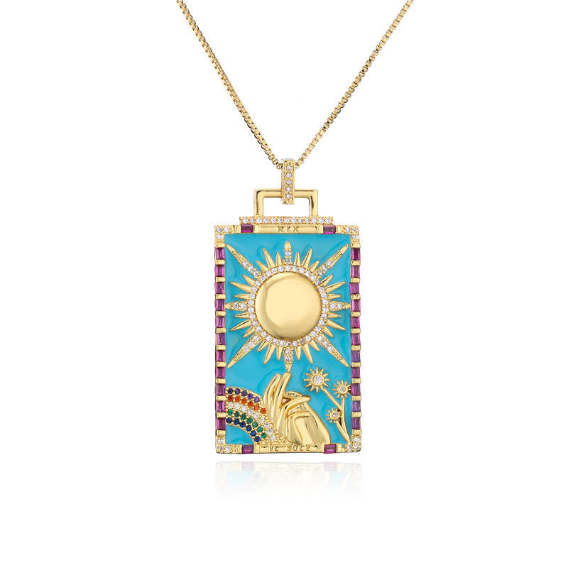 Collana con i colori delle carte dei tarocchi Olivenorma