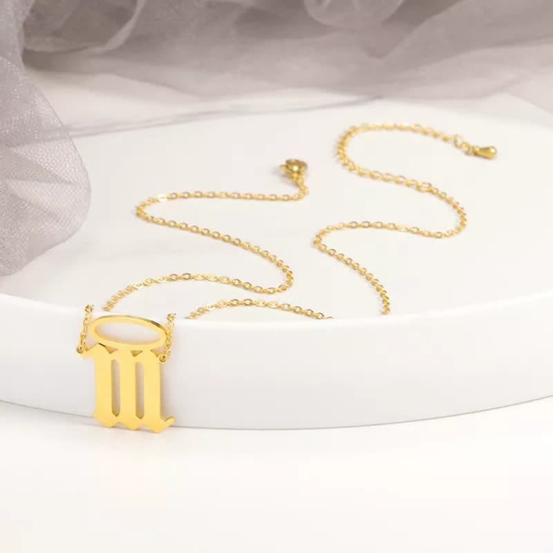 Collana con numero di angelo fortunato Olivenorma con apertura ad angelo 