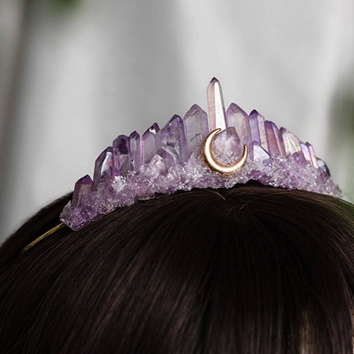 Olivenorma Ametista Lilla e lavanda Corona di Cristallo delle Fate
