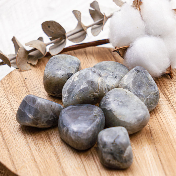 Set di pietre naturali levigate di labradorite Olivenorma 