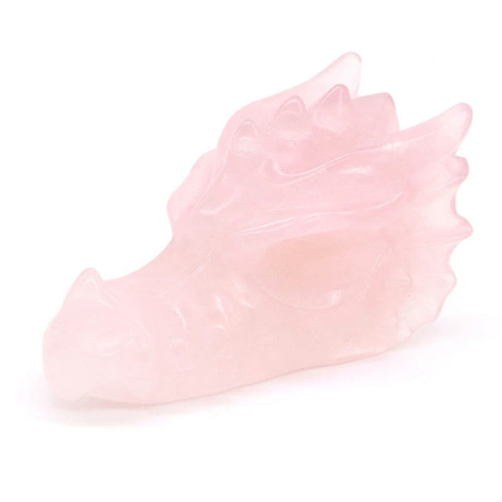 Olivenorma Decorazione con pietra preziosa a forma di teschio con testa di drago da 3,2 pollici