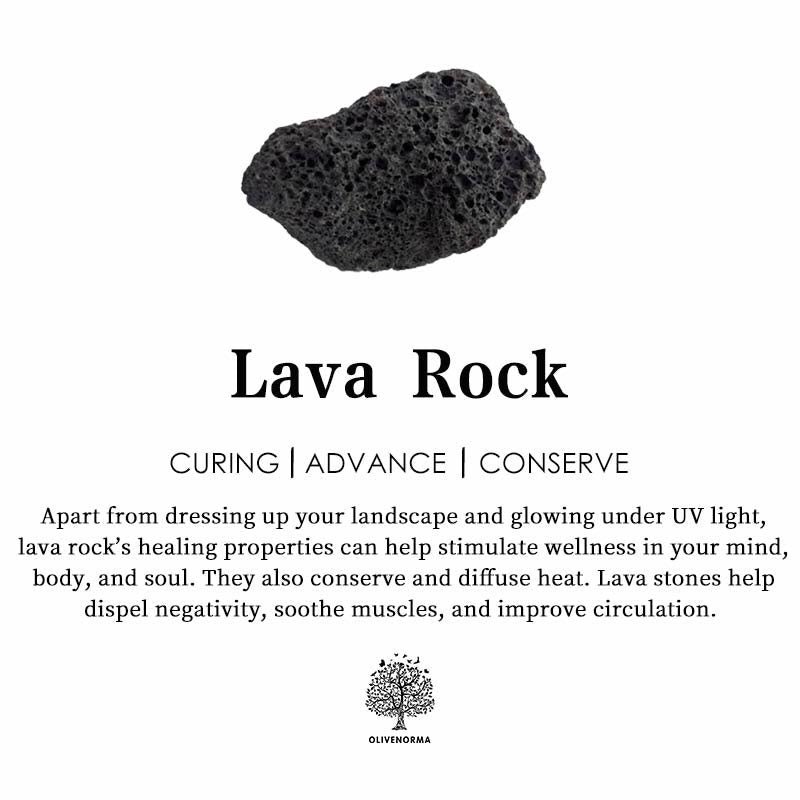 Bracciale Olivenorma Matte Black Onyx con Cubo Lava Balance 