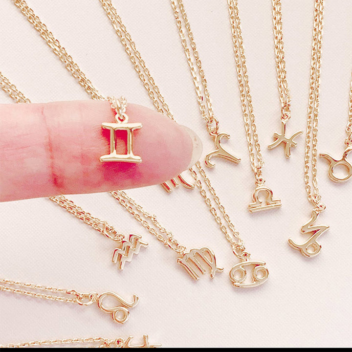 Collana di protezione con pietra portafortuna dello zodiaco Olivenorma 