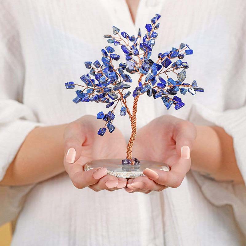 Olivenorma Il Custode della Saggezza - Albero Feng Shui Lapislazzuli