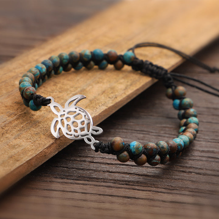Bracciale tartaruga in pietra naturale